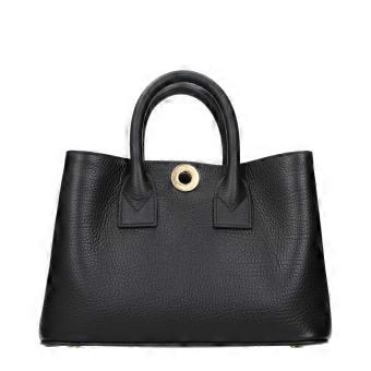 Burberry czarny skórzana torebka