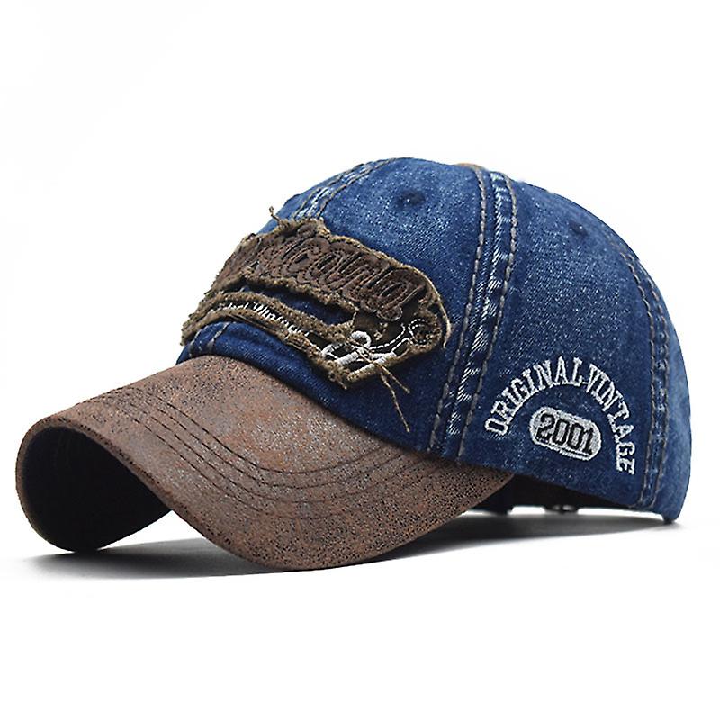 Baseball Hat Denim Stitching Old Water Washing Cotton