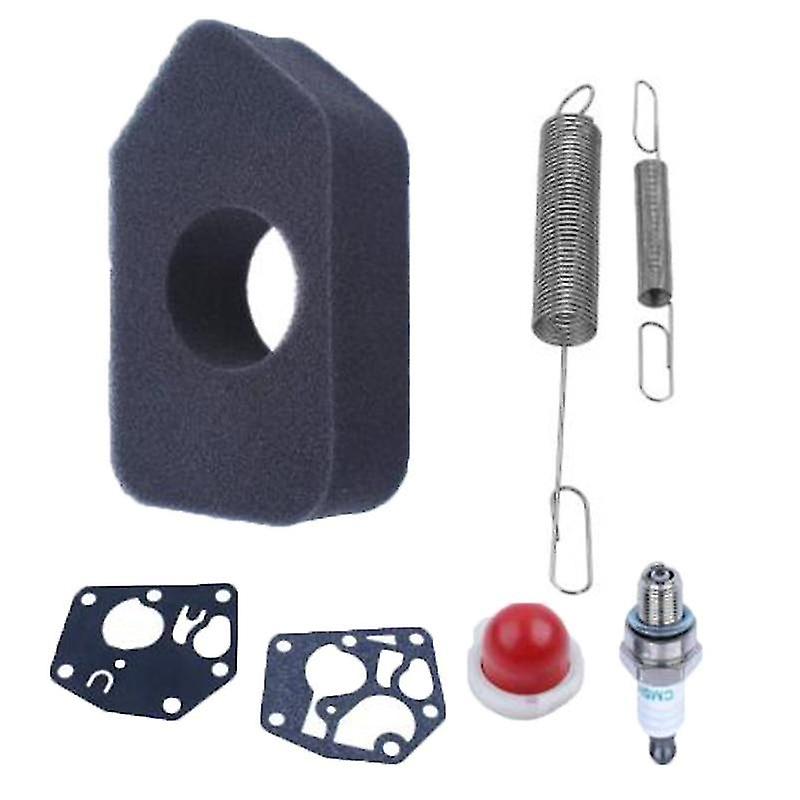 New Spring Air Filter Gaskets Spark Plug Kit For Briggs & Stratton Primer Bulb