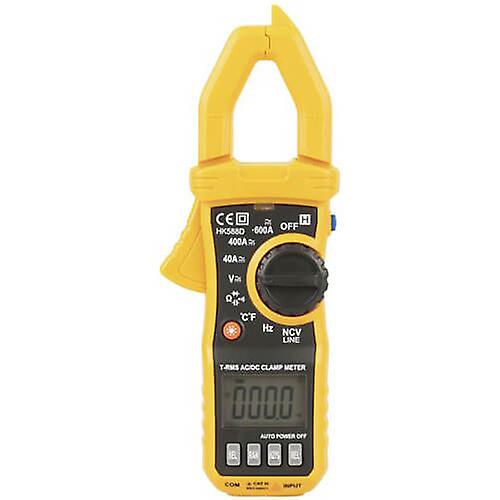 600A AC/DC Compact True RMS Safe Non-contact Voltage Testing Clamp Meter