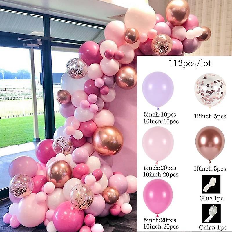 バルーンガーランドアーチキット結婚式の誕生日パーティーの装飾紙吹雪ラテックス風船ベビーシャワーデコレーション2