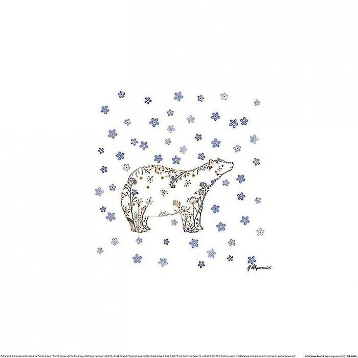 Helen Ahpornsiri Little Snow Bear Poster