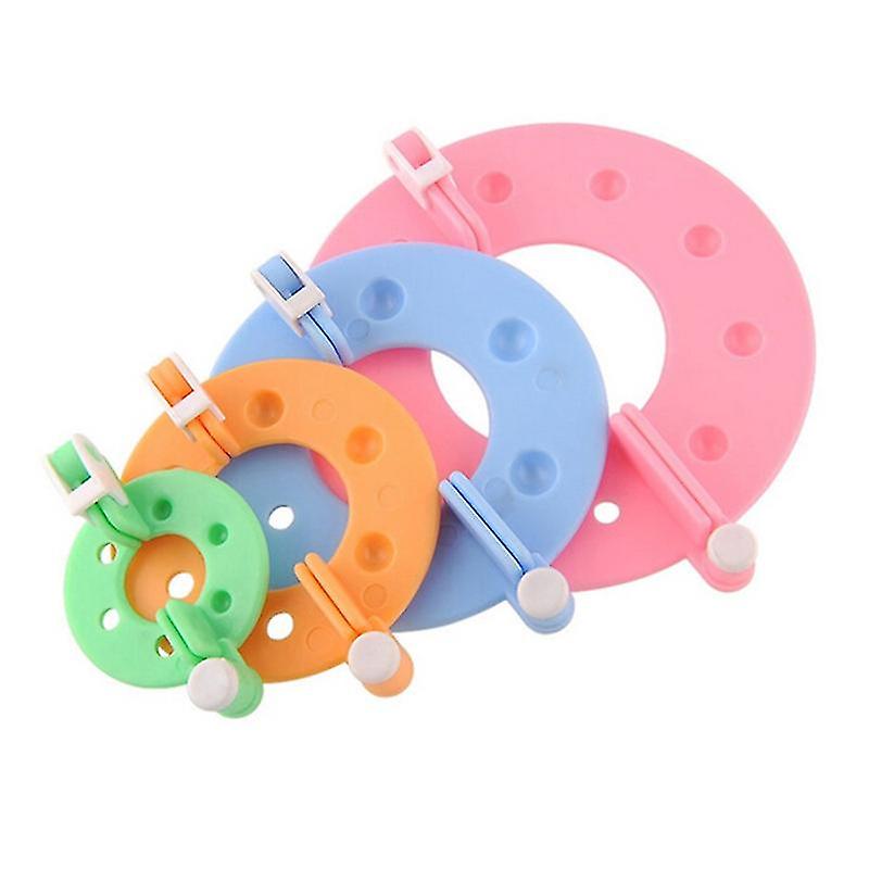 4 Sizes Pompom Maker Tool Set For Fluff Ball Weave Diy Wool Yarn Knitting Craft Project For Kids And Adult