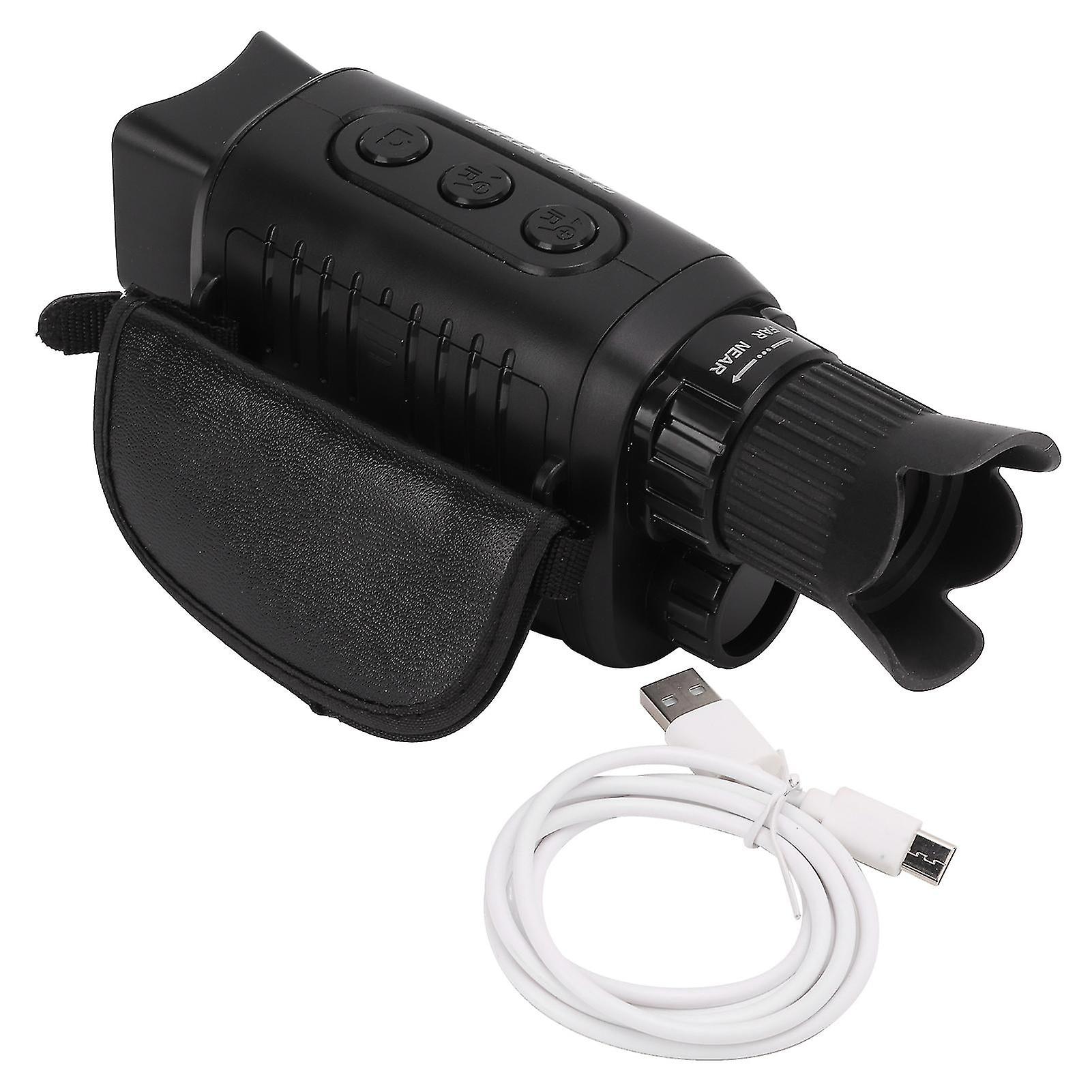 Night Vision Monocular Infrared Camera 5x Digital Zoom Telescope Lcd Display Photo Video Recording Dn001a