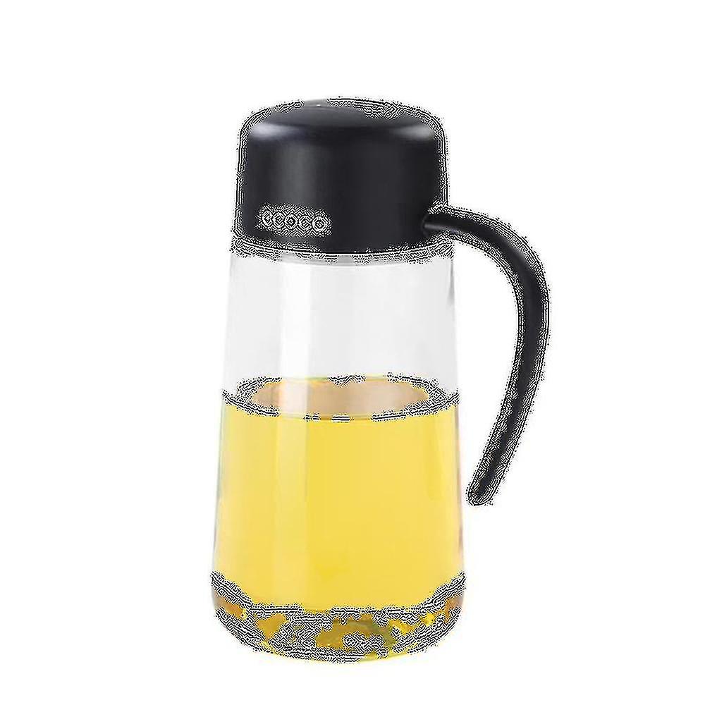 Ecoco Oil Can Kitchen Accessories Storage Bottle Transparent -black S