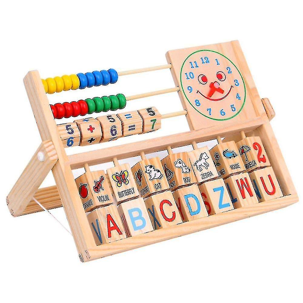 Wooden Math Number Teaching Tool Abacus Calculation Educational Learning Toy Gift