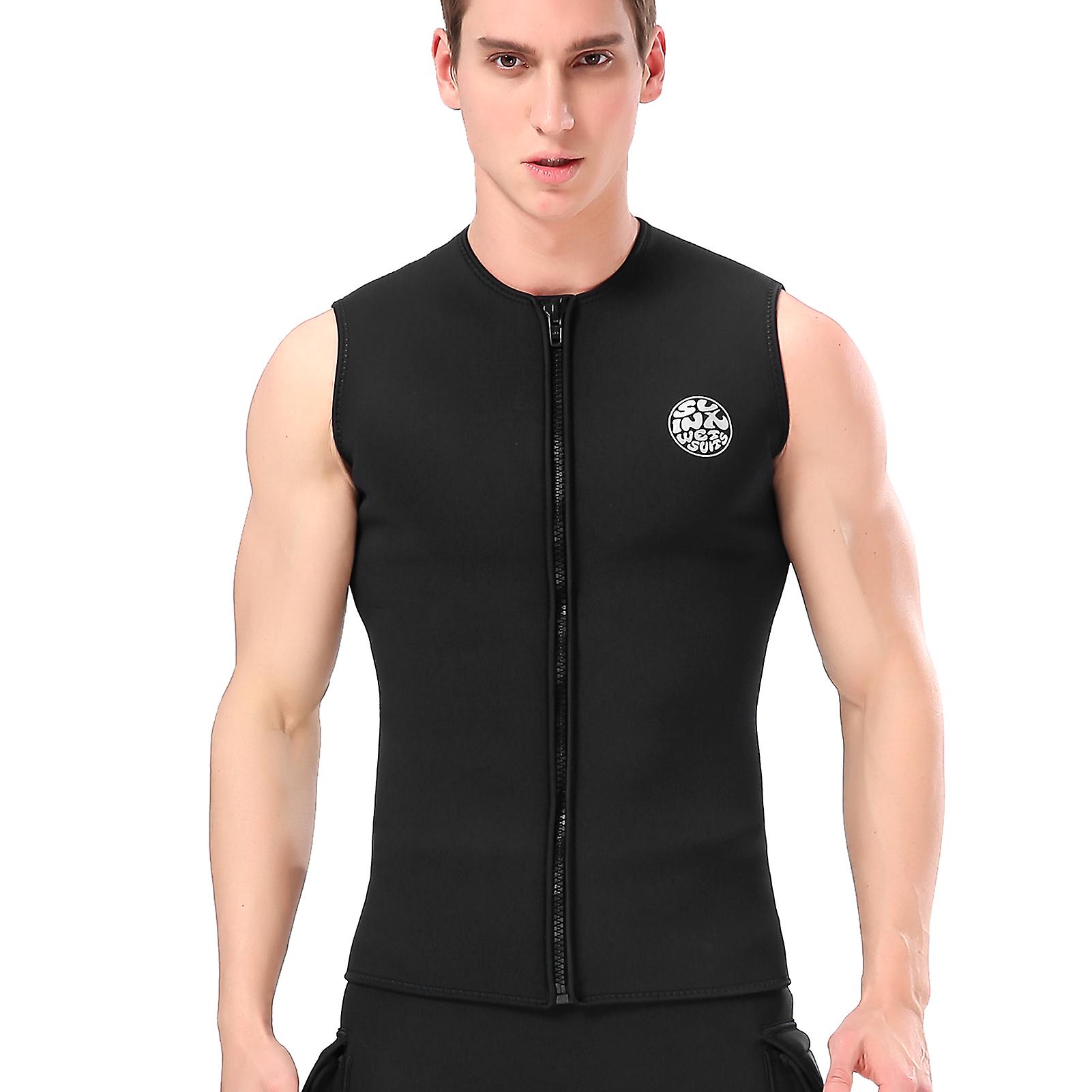 3mm Neoprene Wetsuit Top Vest Thermal Warm Sleeveless Vest