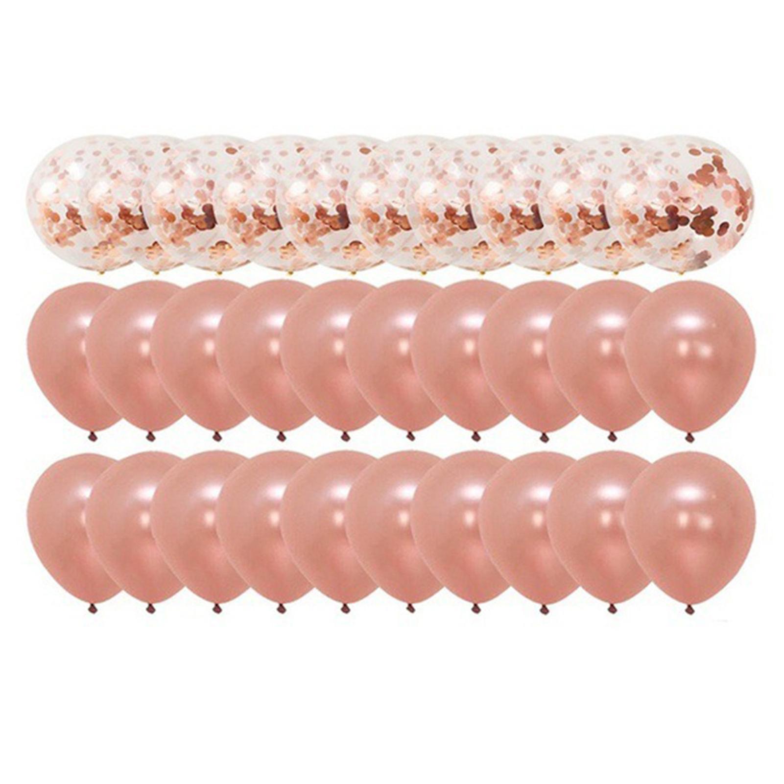 12 Inch Metallic Party Balloons Bright Color Sequin Confetti Latex Party Balloons Set For Photographing Backdrop Party Decoration