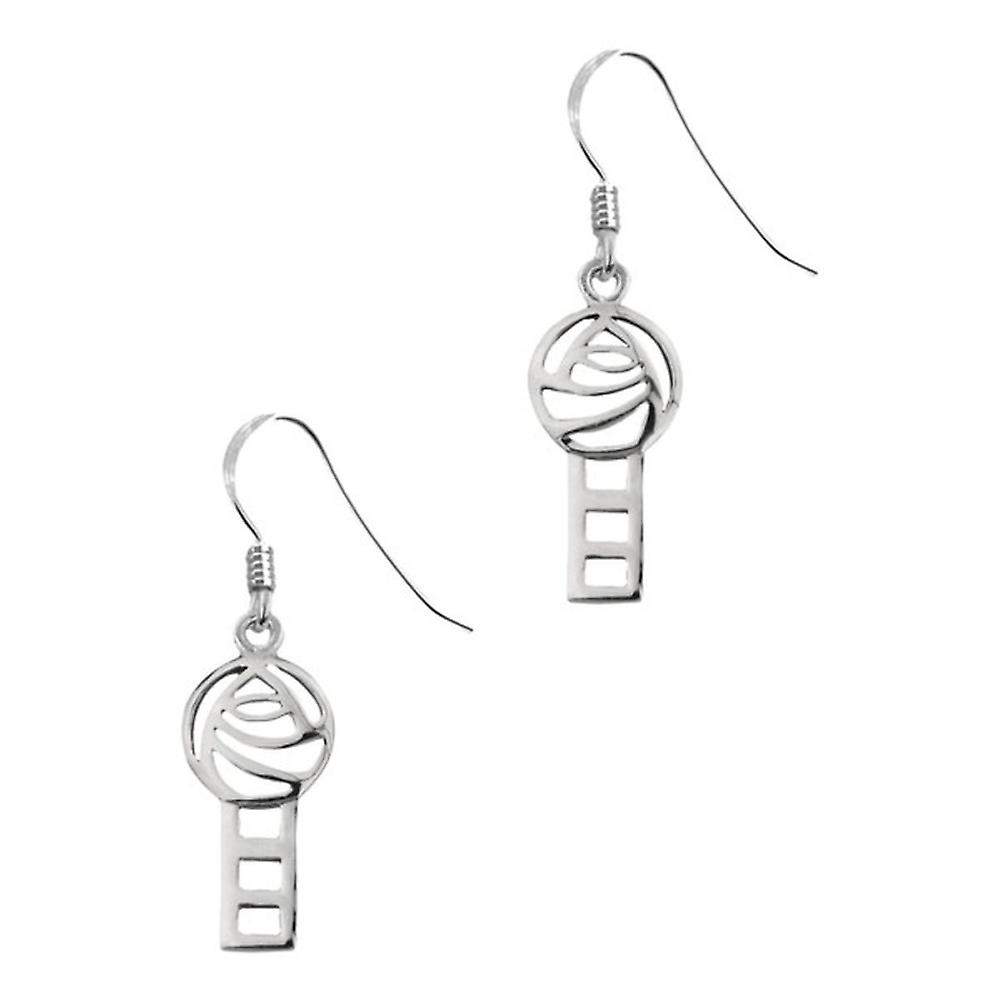 Charles Rennie Mackintosh 新艺术风格 Motif Drop Style 耳环