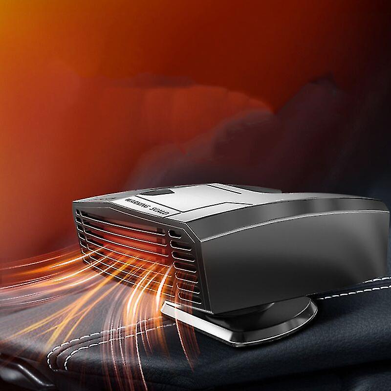 Mini 12v Car Defroster Heater, Portable, Two In One Function, 360 Degree Adjustable Car Heater, 180w