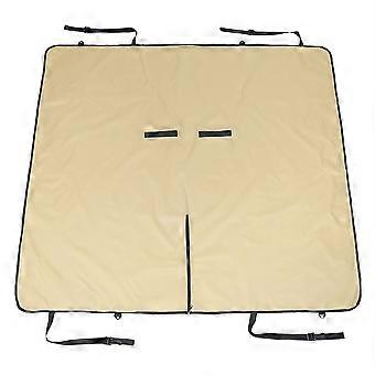 1Pc Pet Car Seat Cover Dog Cat SUV Back Seats Scratchproof Hammock Protector Mat(Beige)