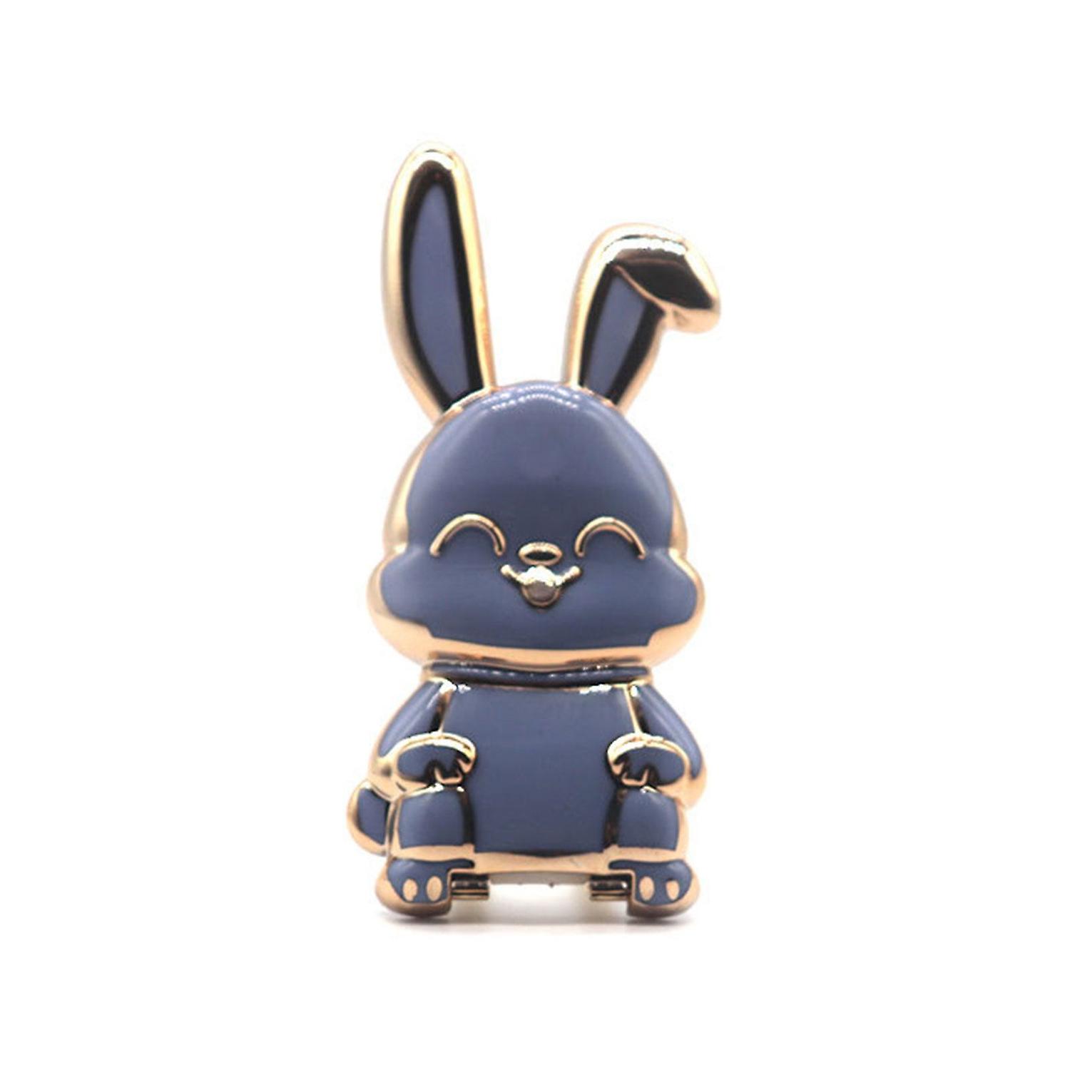 Cute Cartoon Rabbit Mobile Phone Holder with Foldable Design, 3D Effect