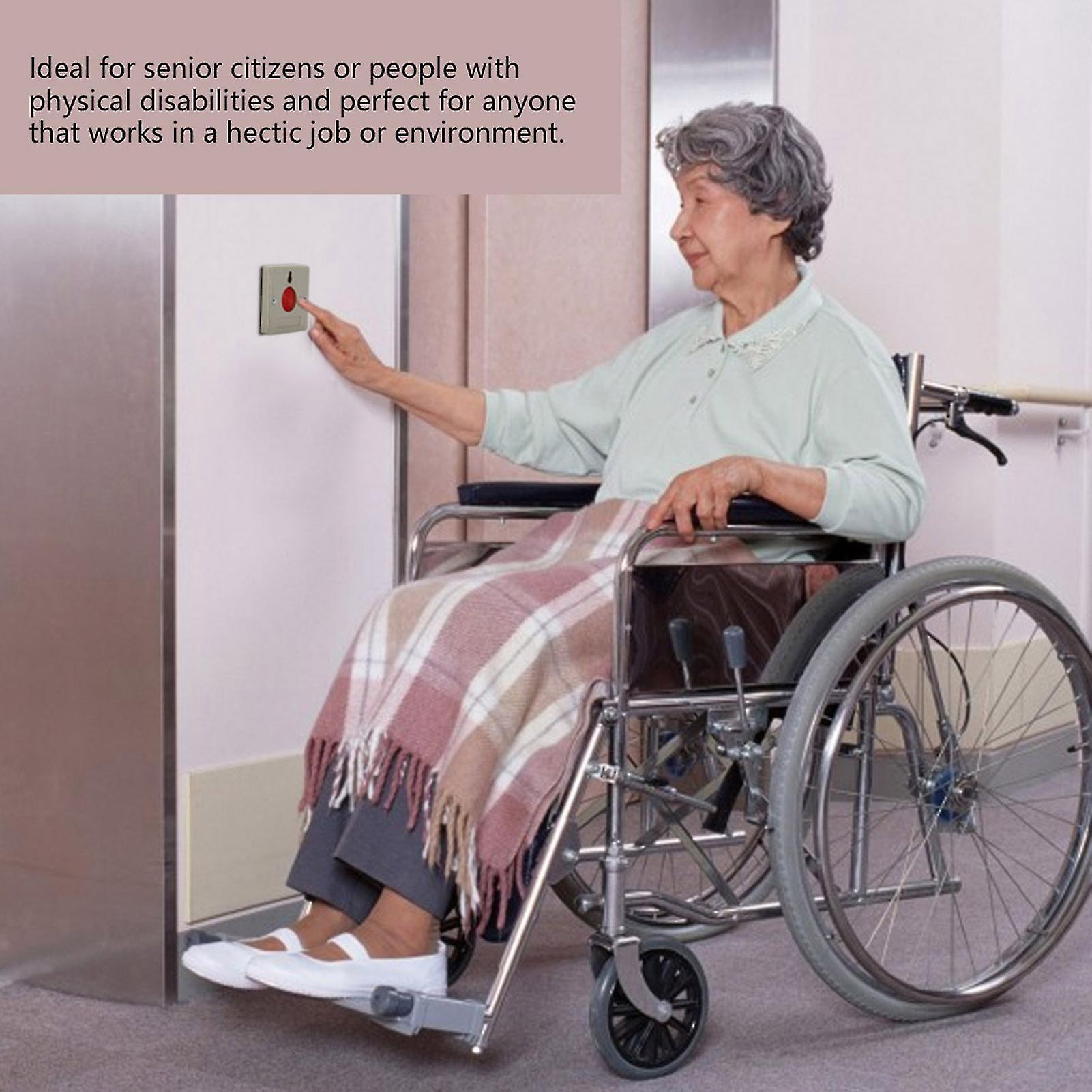 DC 24V Wired Safe Security Plastic Family Office Mini Emergency Alarm Panic Push Button