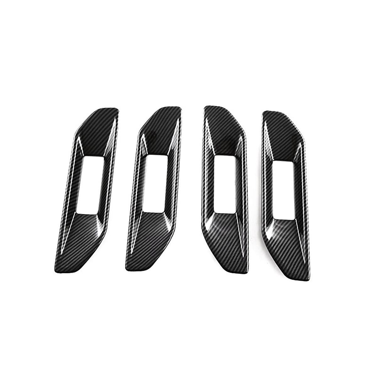 For 2023 2024 Car Inner Door Handle Cover Trim Accessories ABS Carbon Fiber