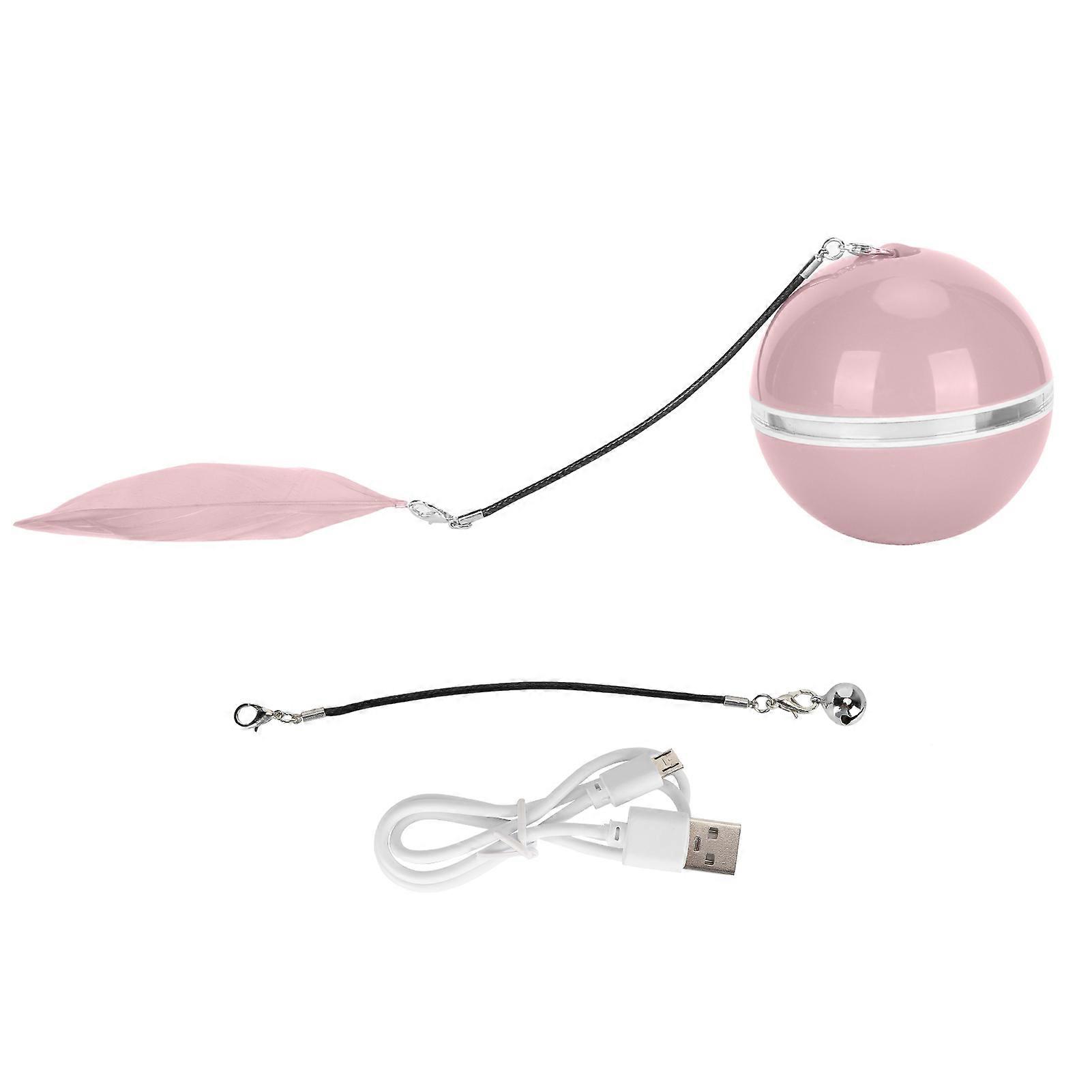 Rechargeable Indoor Interactive Automatic Rolling LED Light Cat Rotating Toy Ball