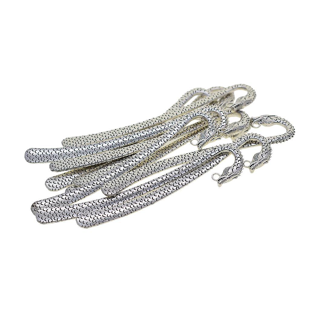 10 Pieces Vintage scaled Dragon Bookmarks With Loop DIY Making Jewelry Craft
