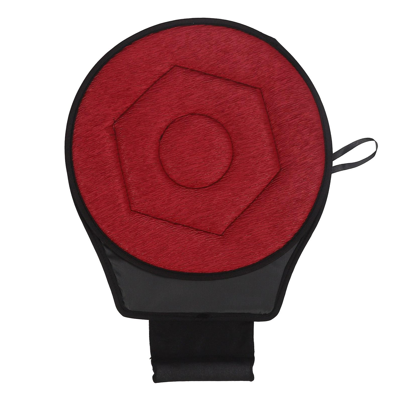 Round Car Cushion 360 Degrees Rotating Geometric Rhombic Shape Portable Rotating Seats Cushion for Elderly