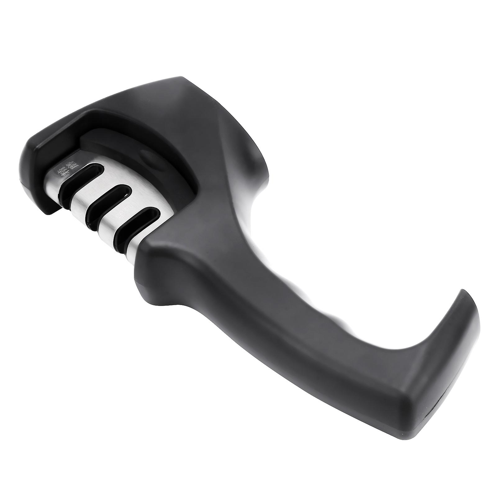 Knife Sharpener Grinder 3 Stages Manual Sharpening Tools Kitchen Accessory