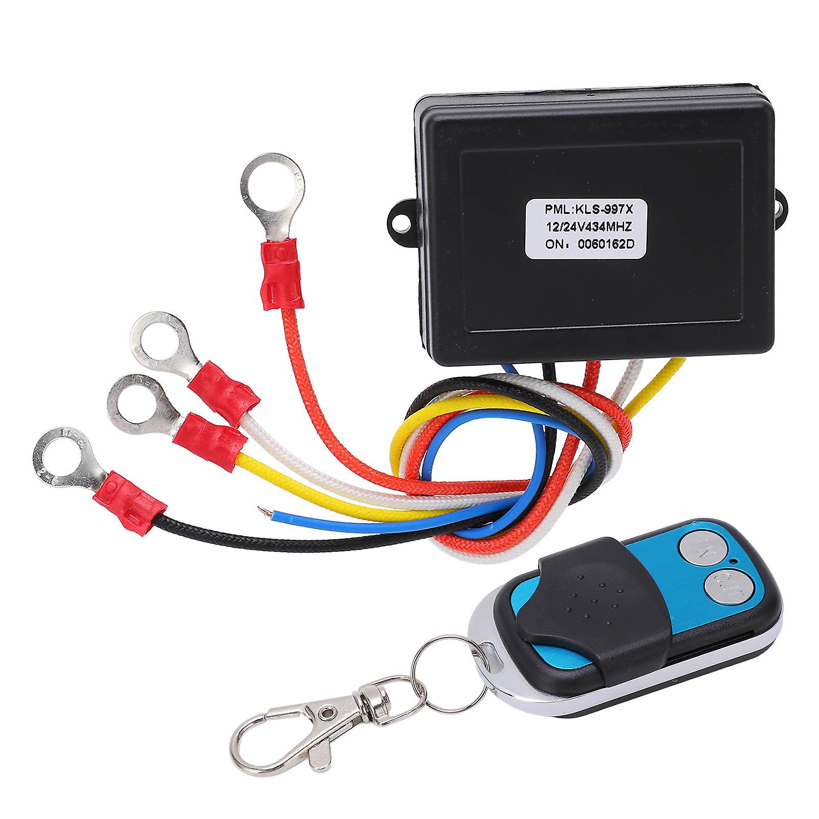 Universal Wireless Winch Remote Control Kit - 75ft Range, Compatible with Top Brands