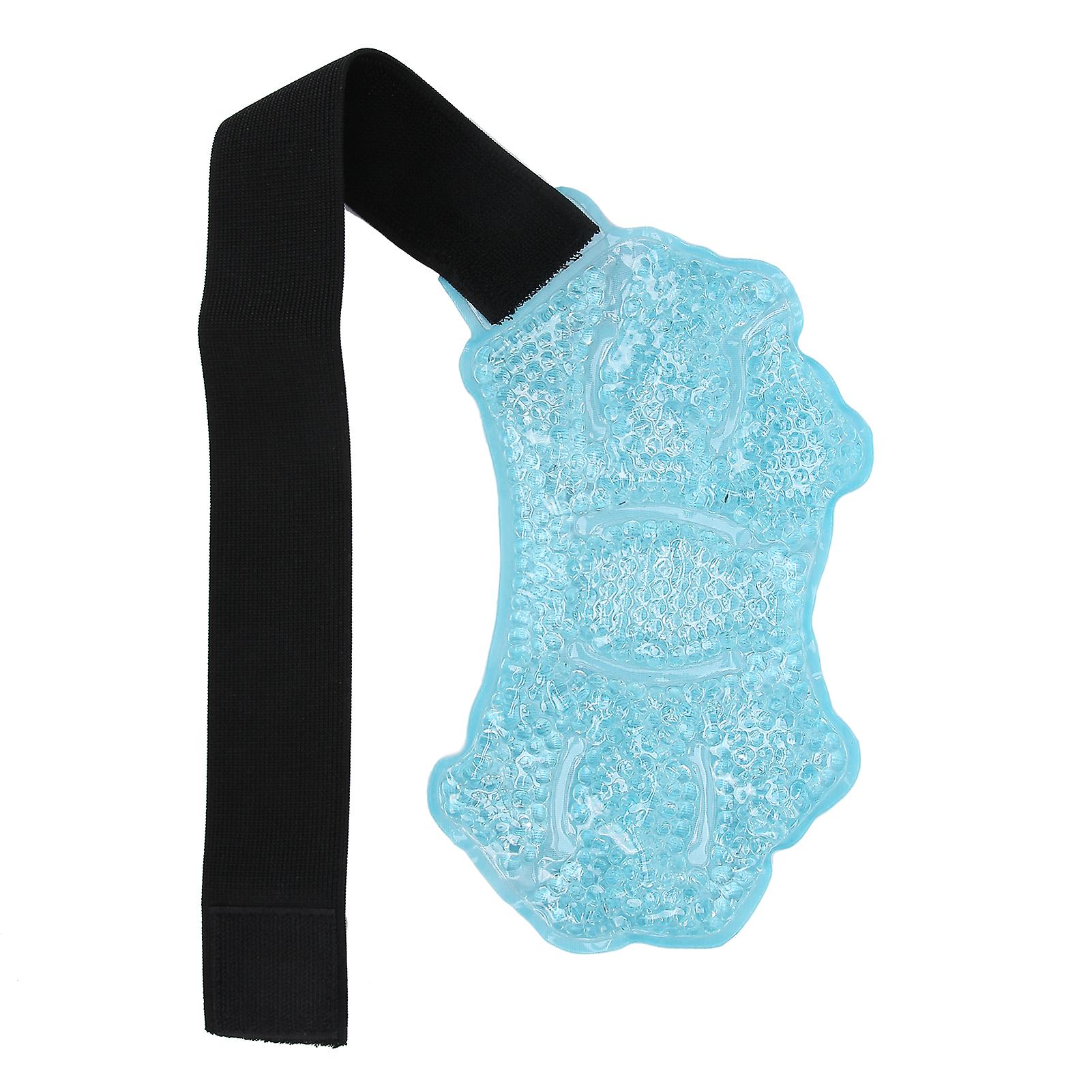 Gel Ice Pack Hot Cold Compress Therapy Gel Wrap for Wrist Elbow Joint Sprain SwellingBlue