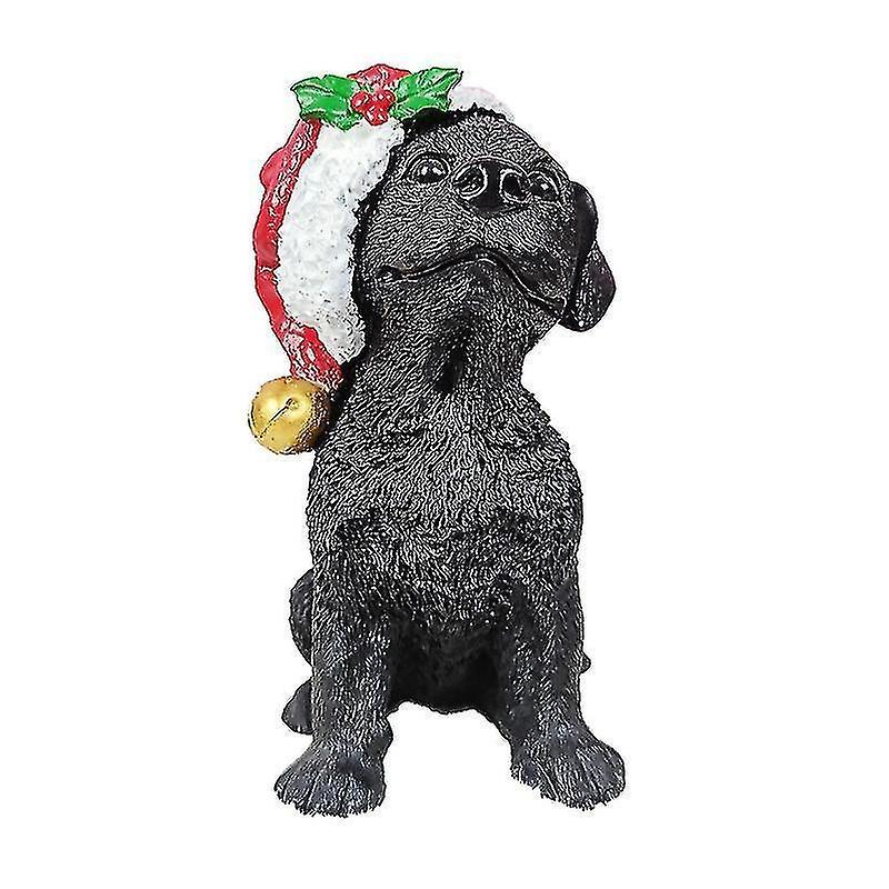Christmas Ball And Hat Dog Decoration