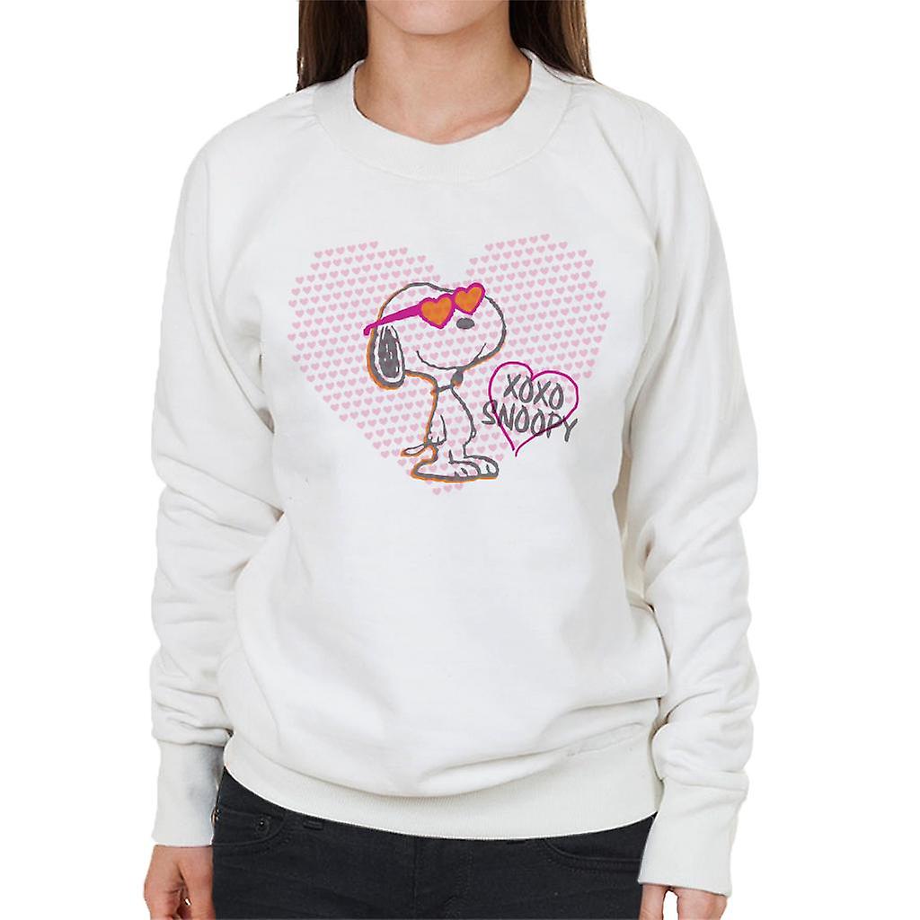 Peanuts XOXO Snoopy Heart Women's Sweatshirt