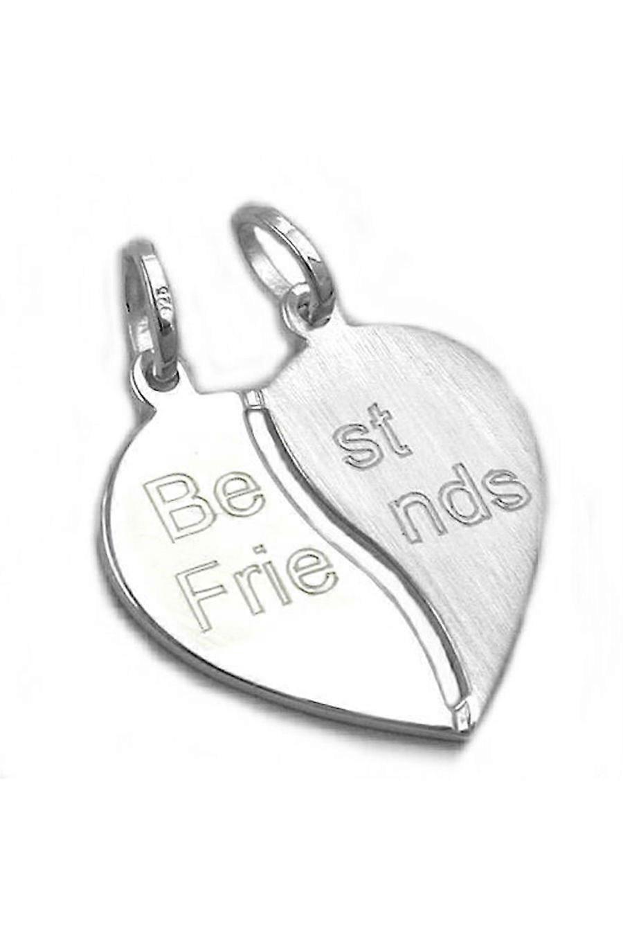 Pendant Friendship 2 Hearts Silver 925 - Gl93088