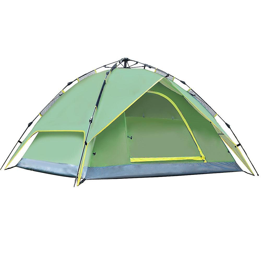3-4 People Double Layers Waterproof Breathable Automatic Tent With Bag