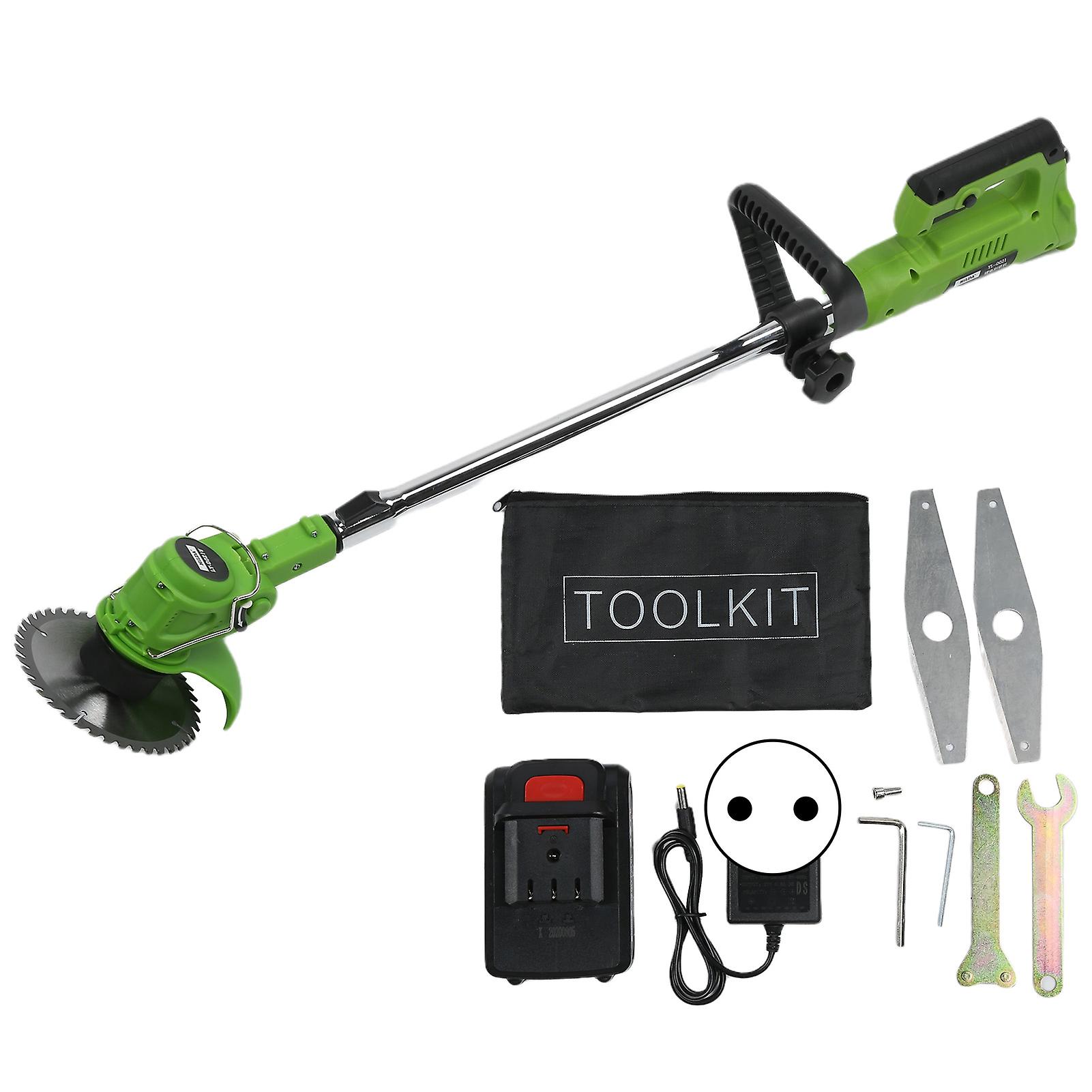HILDA Grass Trimmer 21V Retractable Electric Rechargeable Lawn Mower HT-902 100‑240VEU Plug