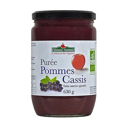 Blackcurrant apple puree without sugar 630 g