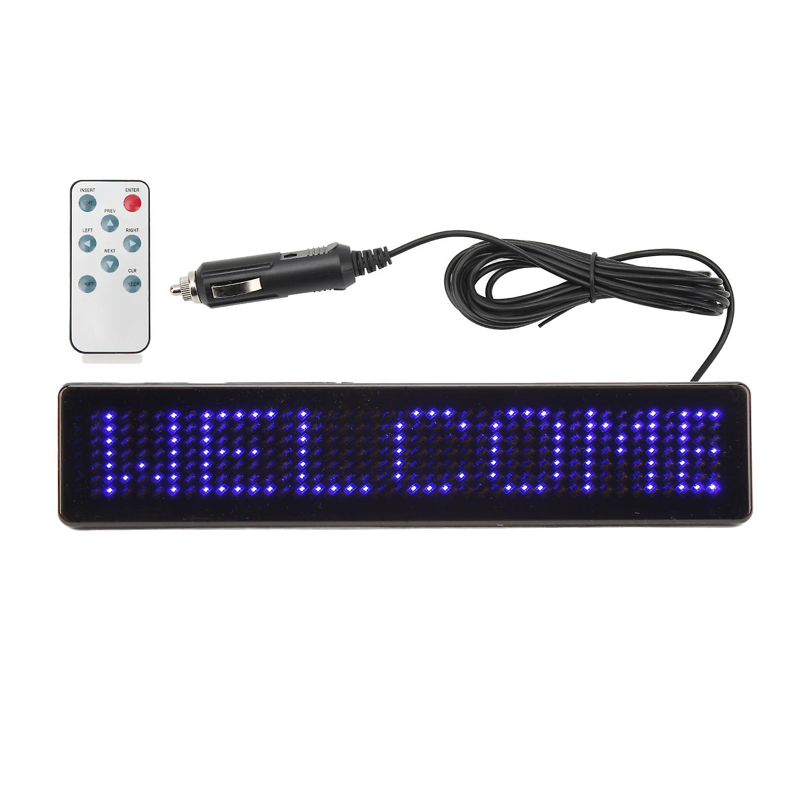 LED Matrix Panel Remote Control Programmable Scrolling LED Sign for Store Car Bar Hotel