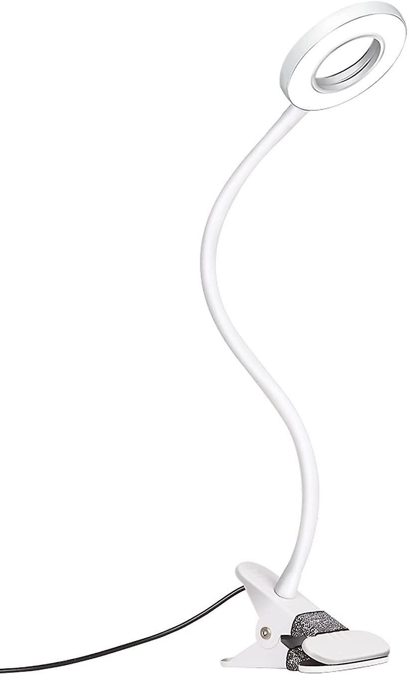 USB LED مصباح مكتبي كليب على الضوء ، 3 وضع الضوء 10 ضوء كتاب العناية بالعين قابل للتعتيم ، ضبط