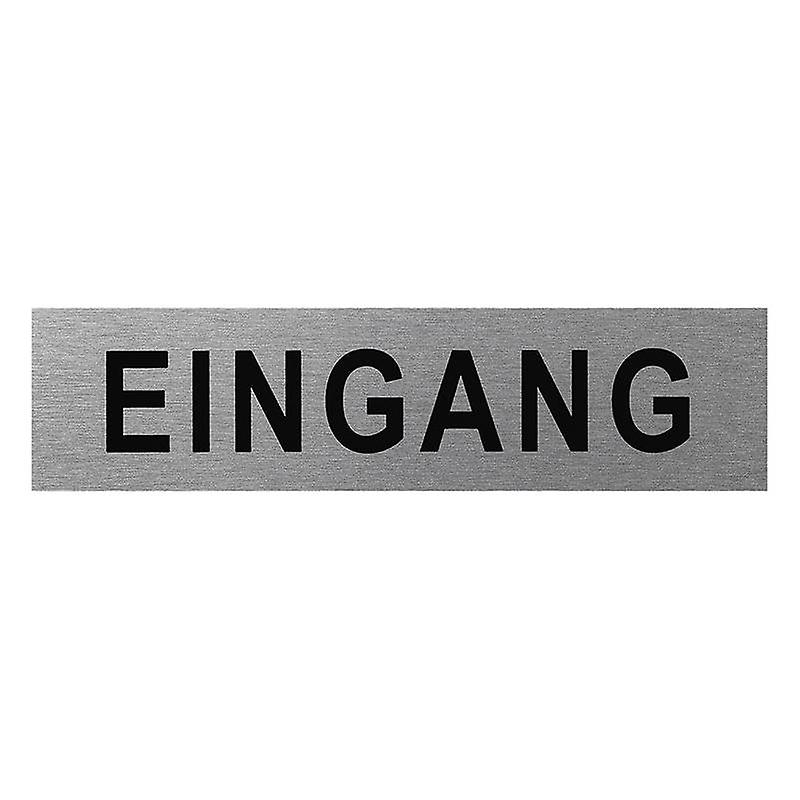 Aluminium deurbord " Eingang " 160x40mm