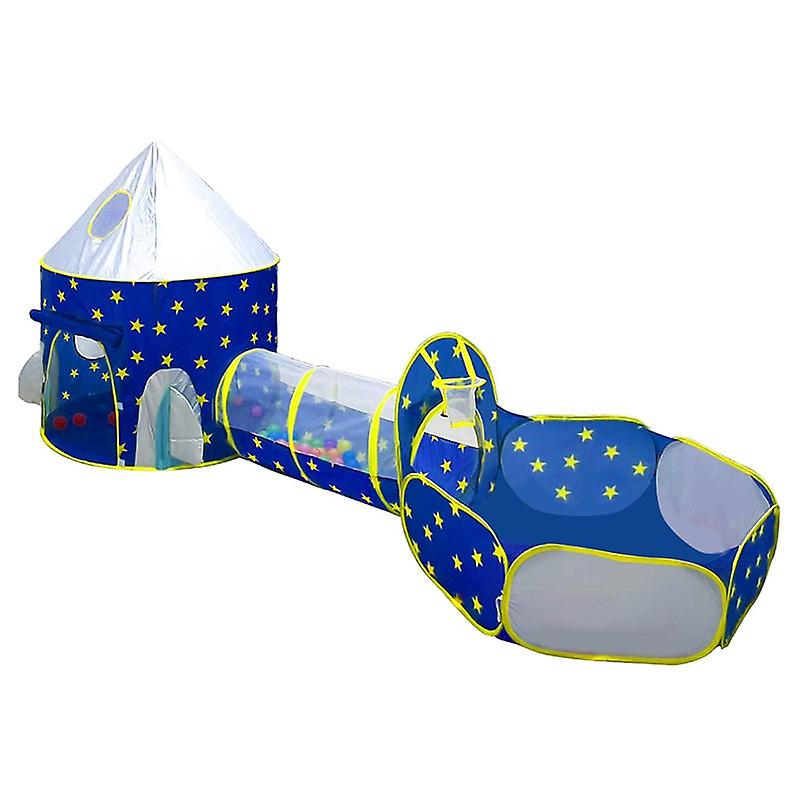 Childrens Pool Ball Pit Crawl Tunnel Outer Space Tent For Kids Indoor Outdoor Play House