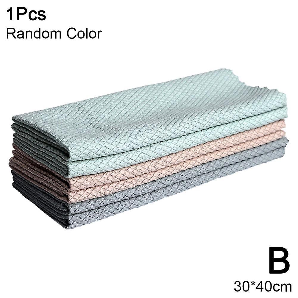Easy Clean Fish Scale Microfiber Cleaning Cloth for Household Cleaning Reusable