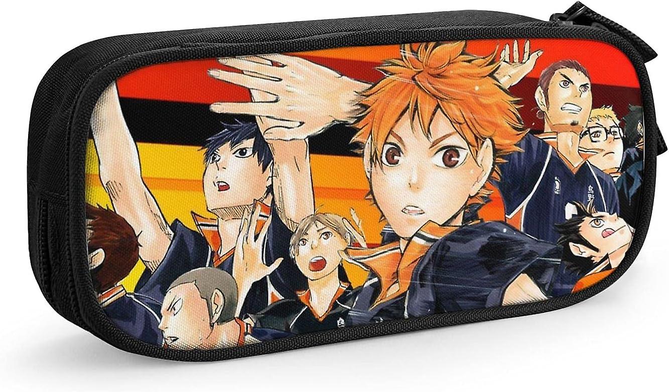 Haikyuu Anime Μολύβι Pencase Pencase Box για παιδιά Έφηβοι Μεγάλη χωρητικότητα Anime Φορητό Unisex Σχολείο Γραφείο Κολλέγιο Ενήλικες Καθημερινή θήκη αποθήκευσης SAOE00876