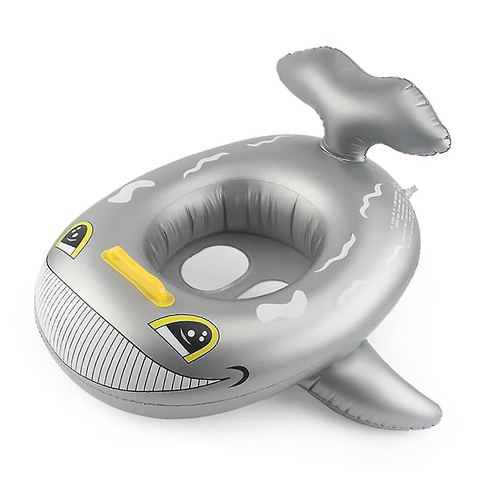 Inflatable Shark Giant Pool Float, Giant Swimming Pool Floaties For Kids & Adults, Vacation, Summer - Snngv
