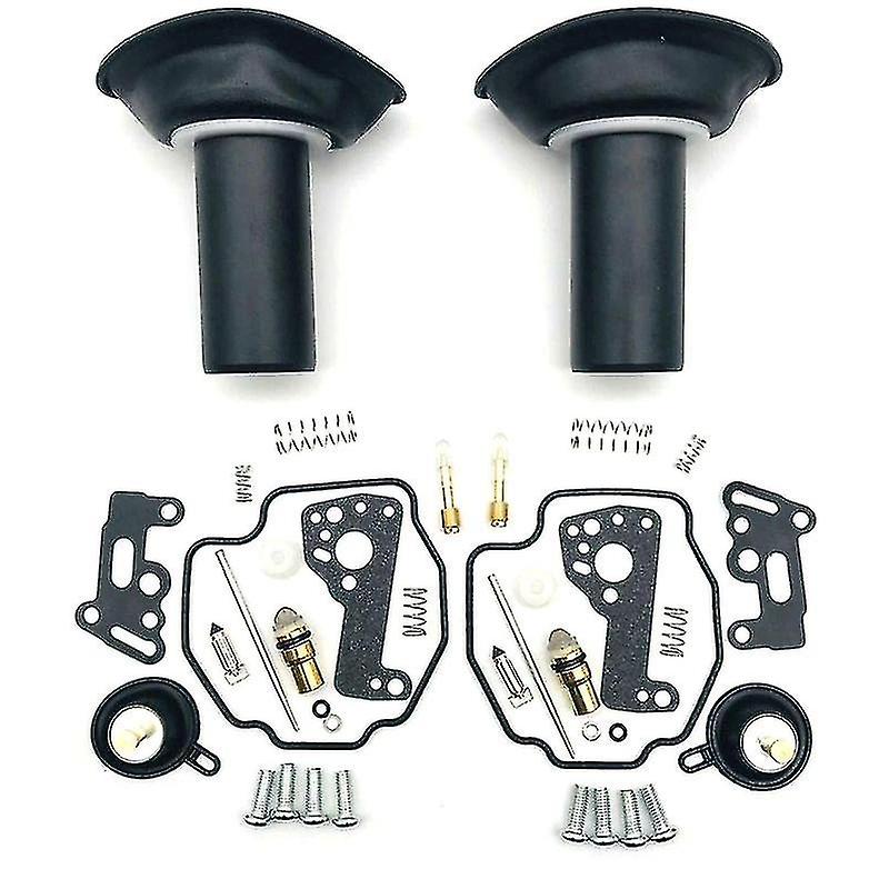 Top!-carburetor Repair Kit For Yamaha Virago Xv535 1990-2001 Xv 535 Plunger Diaphragm