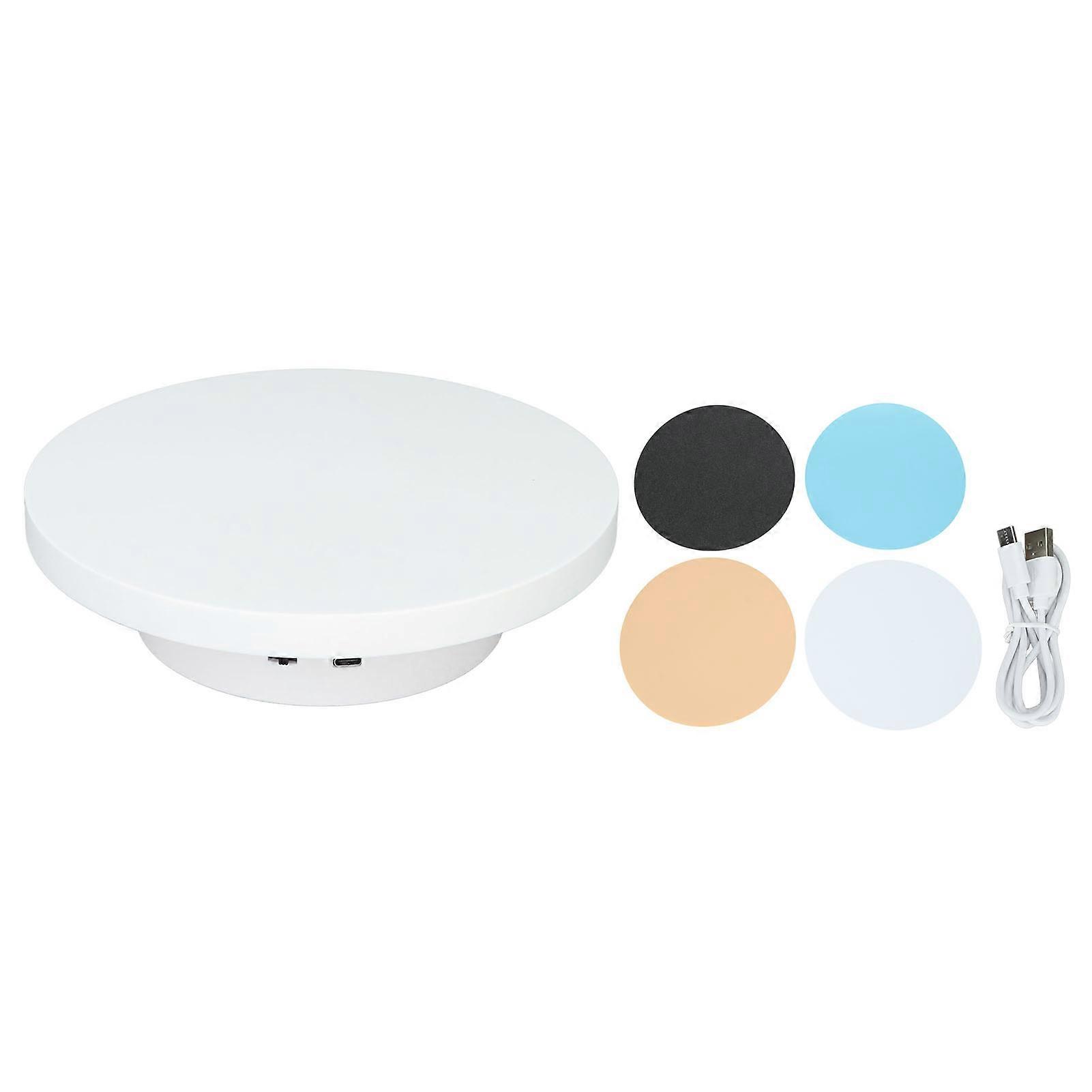 Rotating Display Stand 360 Degree Motorized Rotating Display Stand Turntable For Small Product Display 3kg Diameter 15cm/5.9in