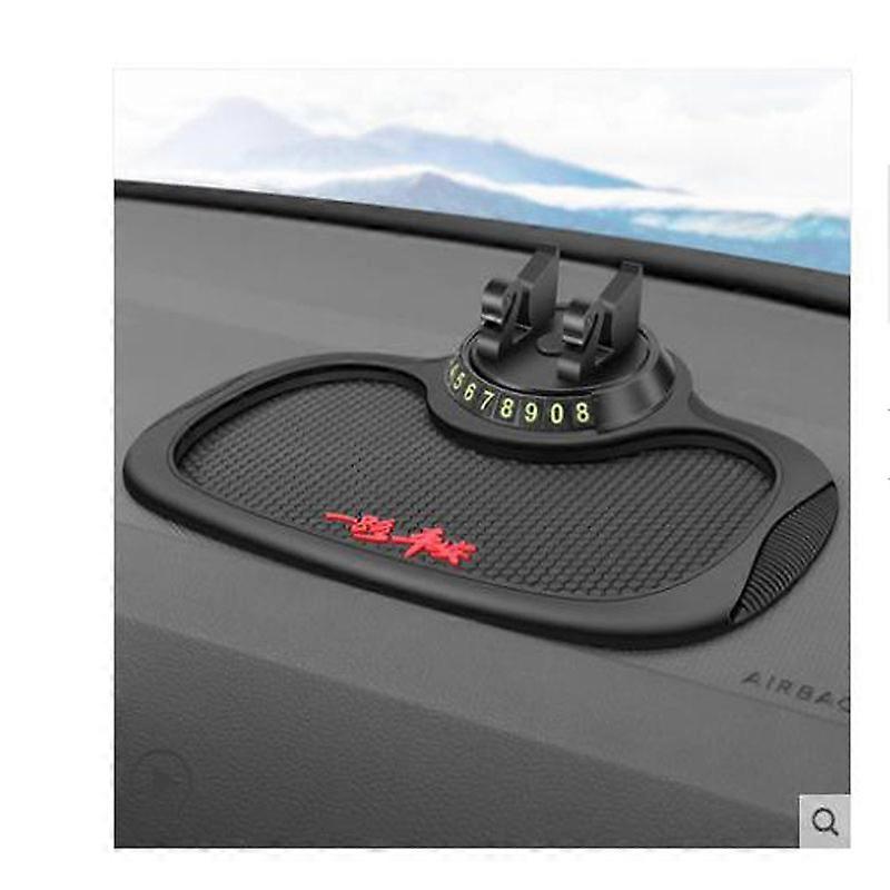 Car Mobile Phone Car Bracket Car Multi-function Car Mobile Phone Navigation Fixed Support Frame Center Console Non-slip Pad