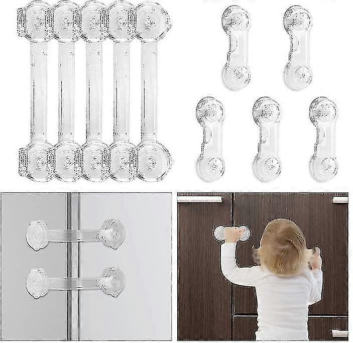 GYFDYM 10 Pack Child Safety Locks - Clear
