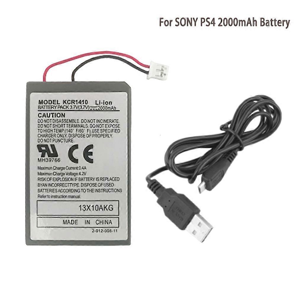 Wireless Game Controller With Usb Cable, 2000mah Li-ion Battery, For Sony Ps4 Playstatoin4 Dualshock 4 V1, New Arrival