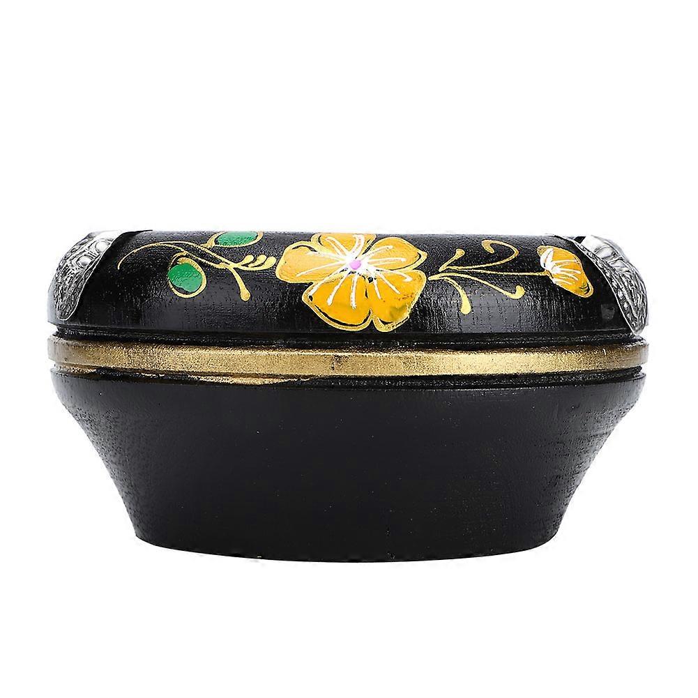 Innovative Flower Pattern Ashtray Cigarette Ashtray Holder for Men Home Bar (Round Shape)