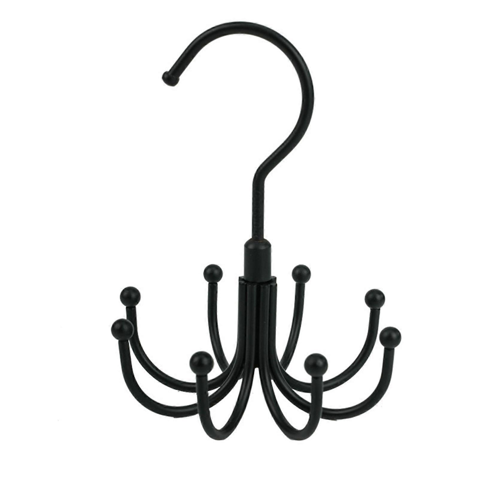 Home Swivels Holder Multipurpose Stackable Tie Hook Racks for Kitchen