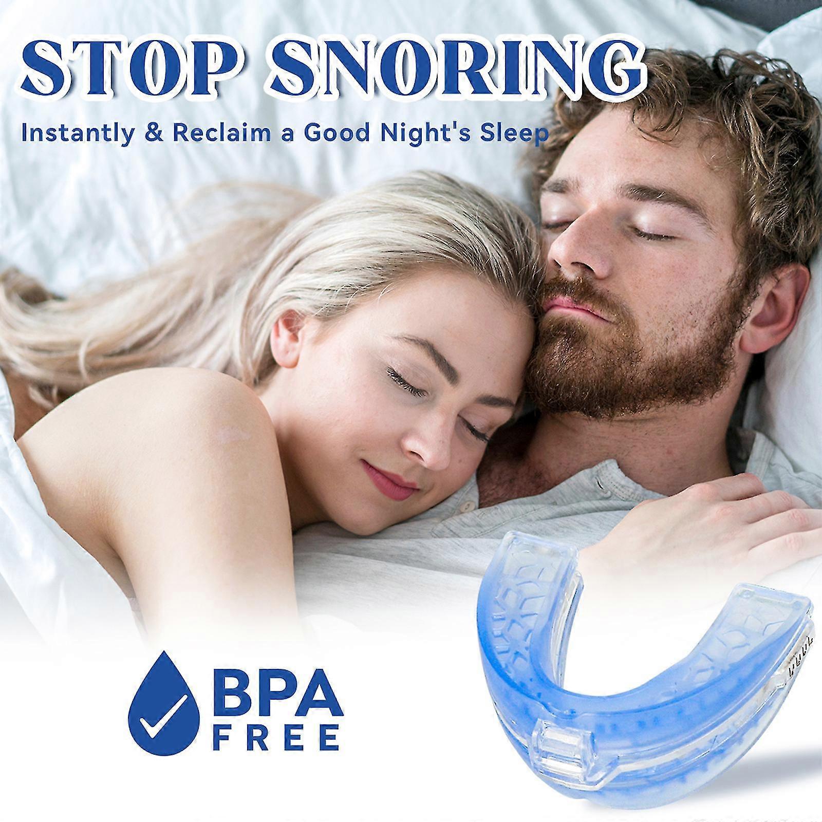 Anti-snoring Mouth Guard Adjustable Mouthpiece - Night Teeth Mouthguard Sleeping Bite Guard For Stop Snoring