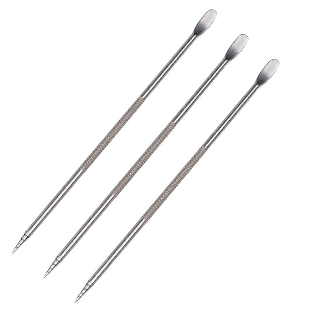 3PCS Coffee Pull Flower Needles Stainless Steel Coffee Decorating Pen