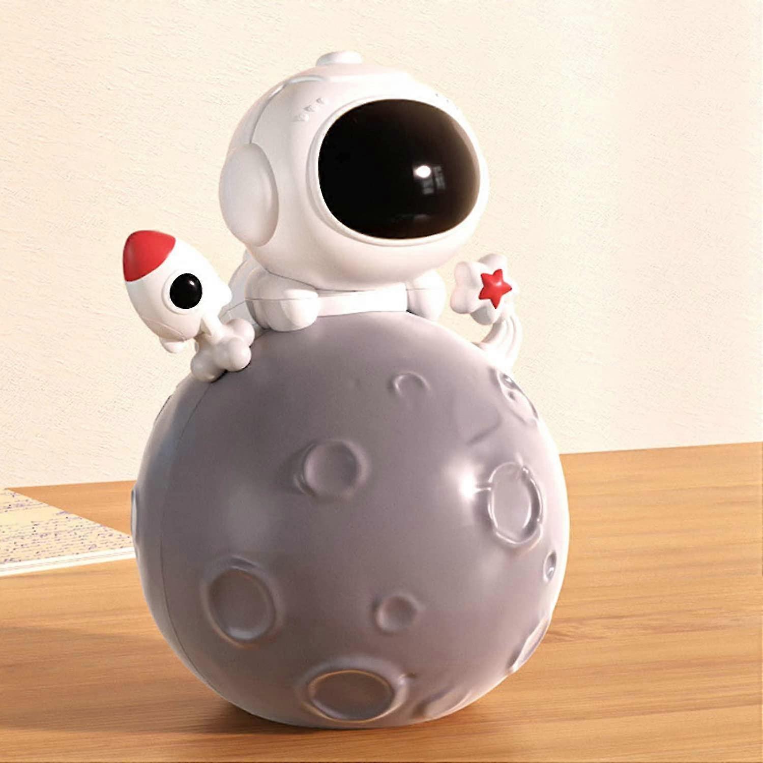 Rabbit Bank Coin Bank Ambient Light for Kids, Children's Light Space Rabbit Rabbit Manual Access Savings Atmosphere Light Savings -D