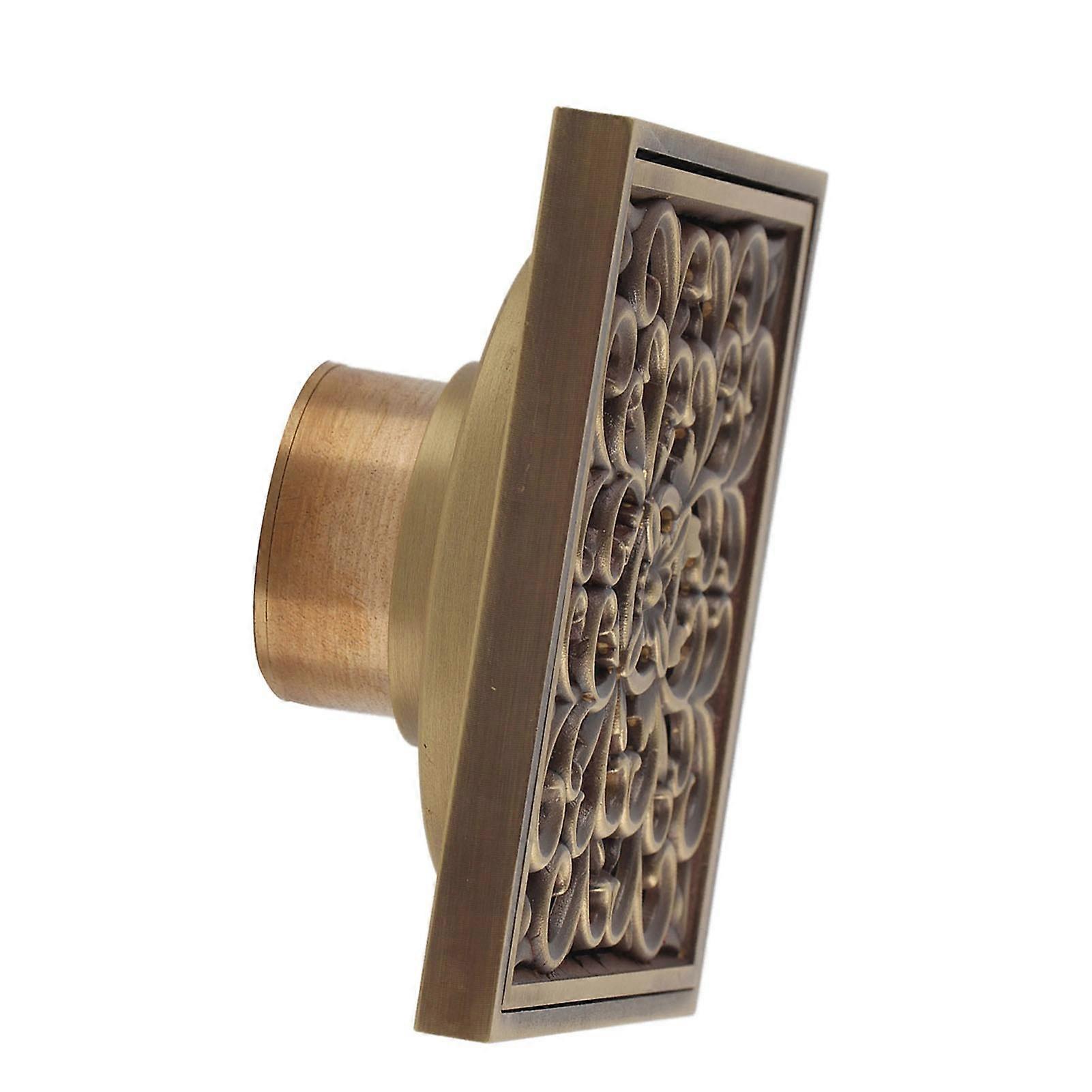 Duschbodenablauf 10cm Antikes Messing Badezimmer Abfall Sieb Abdeckrost