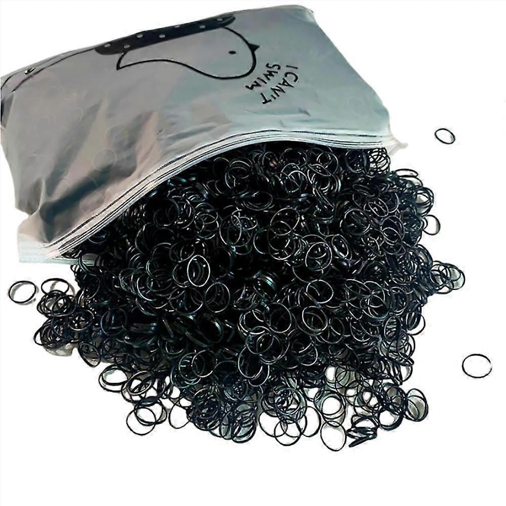 2000 elastici per bambini, elastici per capelli colorati, anti-danno, elastici per capelli alla moda per ragazze, confezione da 2000 pezzi