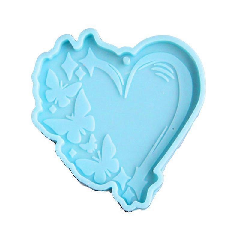 Silicone Keychain Molds Butterfly Shape Keychain Resin Epoxy Mold Casting